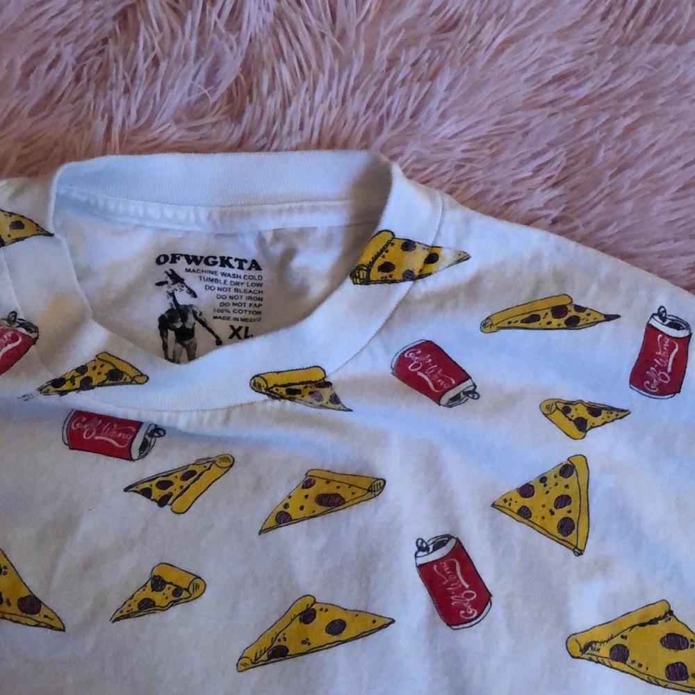 OFWGKTA pizza and coke shirt (size XL)
